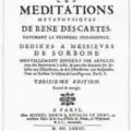 Les Méditations méraphysiques de René Descartes