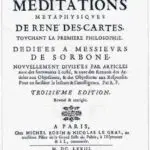 Une édition des Méditations de Descartes