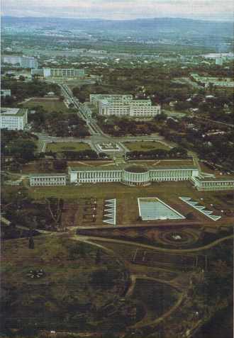 Vue générale du site de Kinshasa, peu après l’indépendance.