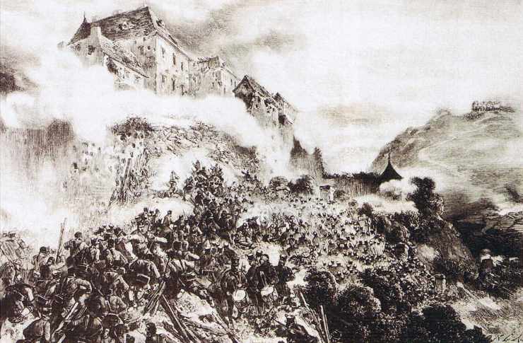 Hongrie - Révolution au château d’Ofener.