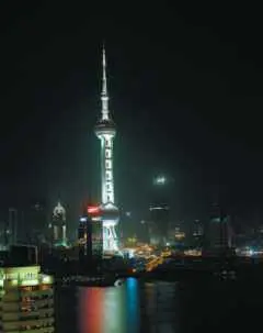 Shanghai la nuit.