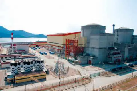 La centrale nucléaire de Daya Bay, de fourniture Framatome et Alstom, en Chine