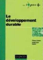 Couverture du livre : Le développement durable
