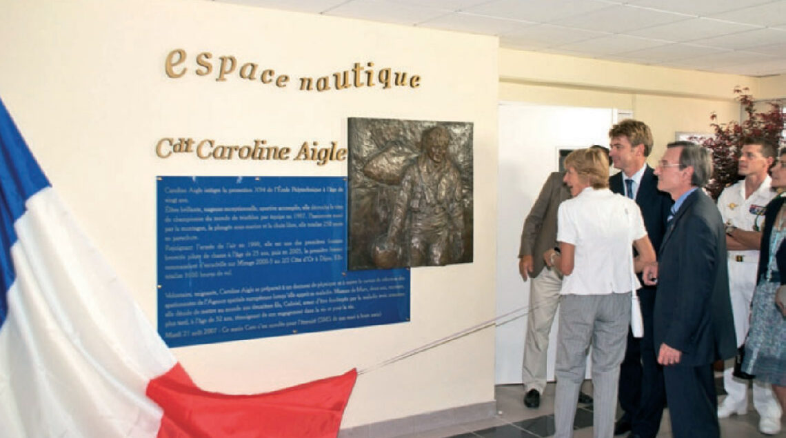 Inauguration de l'espace Caroline Aigle
