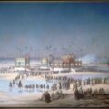 Cérémonie d’inauguration du canal de Suez, tableau d'Édouard Riou