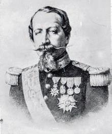 Portrait de Napoléon III par H. Tournier