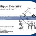 Carte de visite cabinet Philippe DEROUIN
