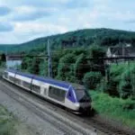Un train dans la Région Grand Est