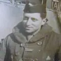 Bertrand Schwartz en 1944, alors qu'il combattait au sein de la 2e DB.