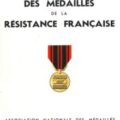 Annuaire des médaillés de la Résistance française