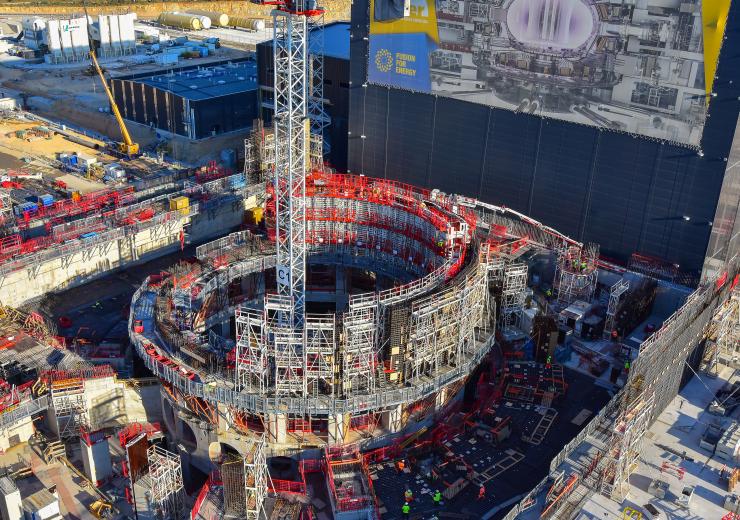 Le complexe Tokamak ITER en construction