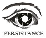 Logo Persistance, association de polytechniciens cinéastes