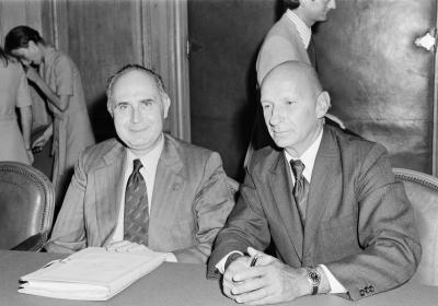 René Ravaud et Gerhard Neumann (SNECMA et GE)