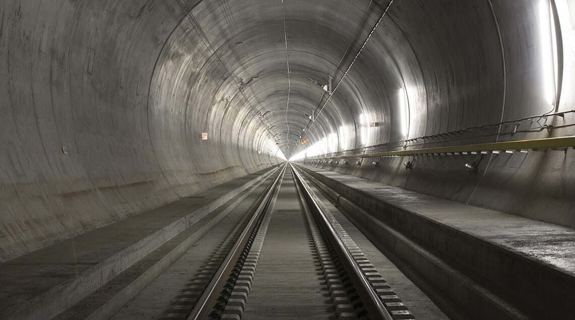 Vue du tunnel du Saint-Gothard