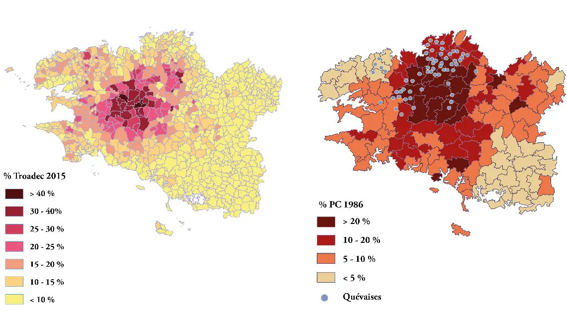 diversité territoriale française à travers les Bonnets rouges en Bretagne