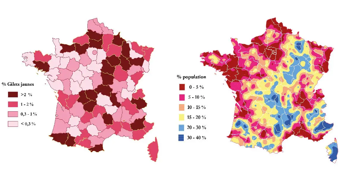 Diversité territoriale : la France des Gilets Jaunes