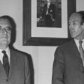 Le Président Pompidou et Valéry Giscard d'Estaing en Auvergne