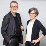 Cécile Tharaud (84) et Denis Lucquin (77) qui pilotent le projet Polytechnique Ventures