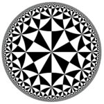 Circle Limit III de M.C. Escher donne une assez bonne visualisation de ce que peut être un espace anti-de Sitter.