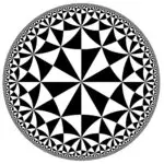 Circle Limit III de M.C. Escher donne une assez bonne visualisation de ce que peut être un espace anti-de Sitter.