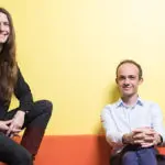 Emmanuelle Martiano et Maximilien Levesque, cofondateurs d’Aqemia