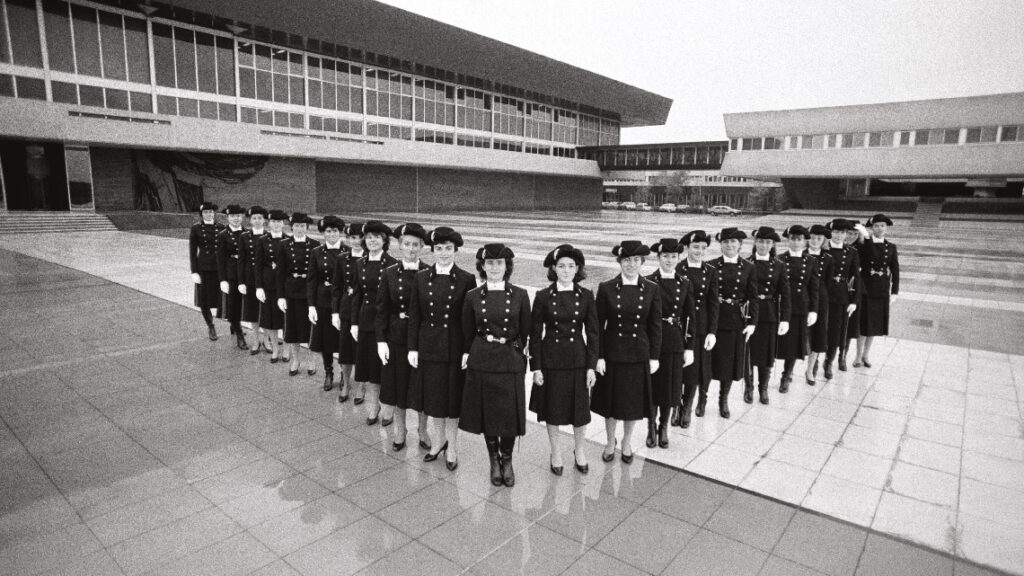 Les femmes élèves à l’École polytechnique en novembre 1985.