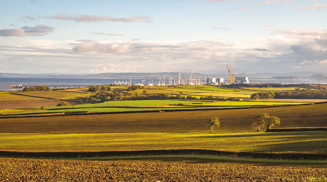 Centrale d’Hinkley Point, Somerset, Royaume-Uni.