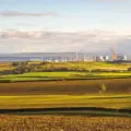 Centrale d’Hinkley Point, Somerset, Royaume-Uni.