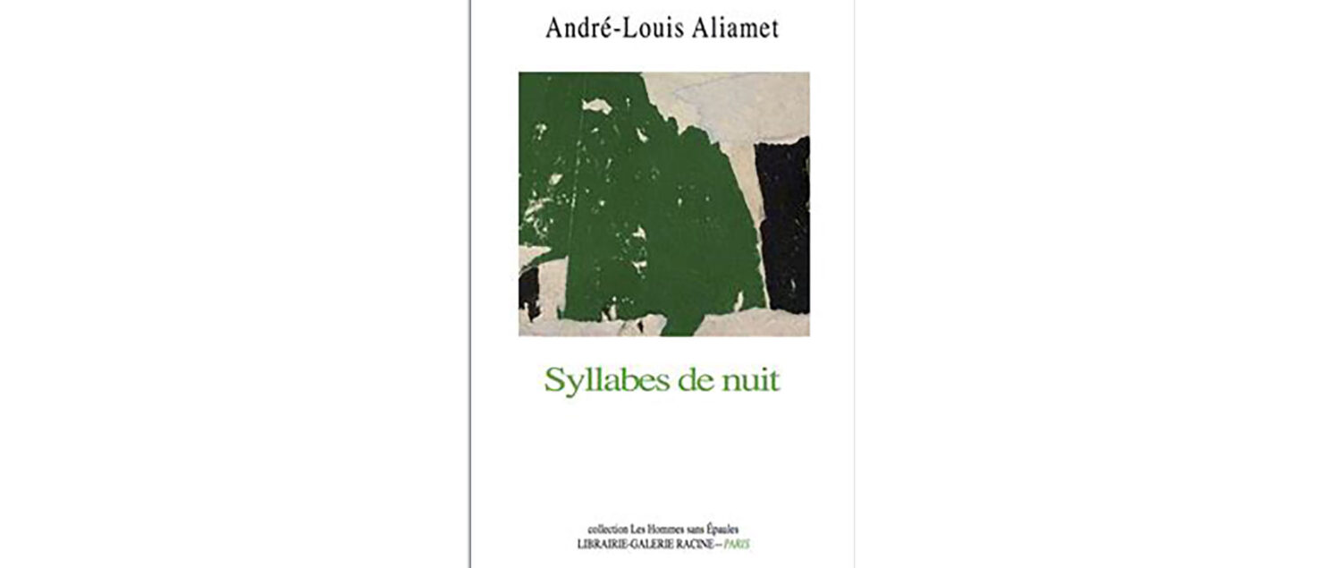 Couverture de Syllabes de nuit, du polytechnicien poète André Leblond (X74)
