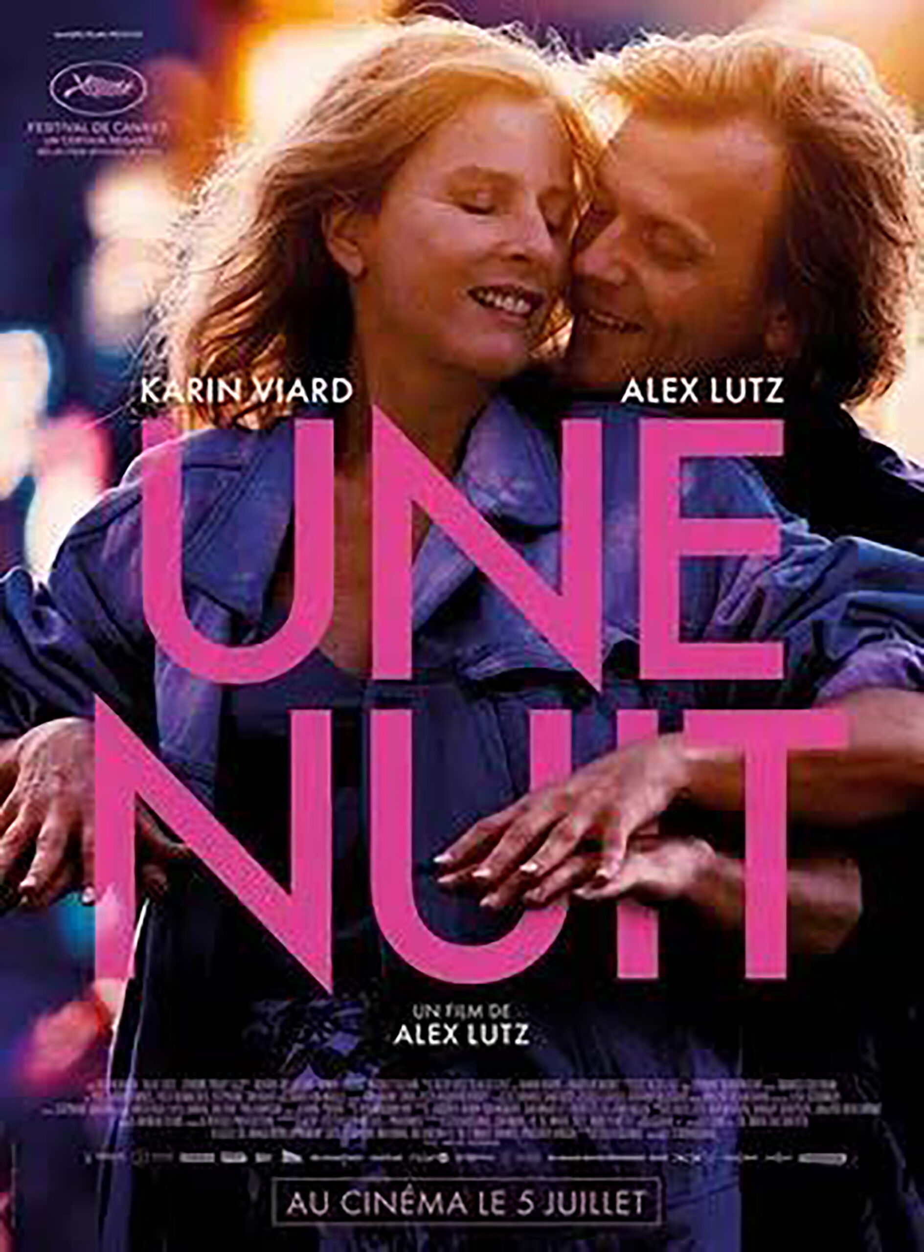 Affiche du film Une nuit d'Alex Lutz, été 2023