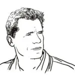 Portrait de Fabien Choné dessiné par Laurent Simon