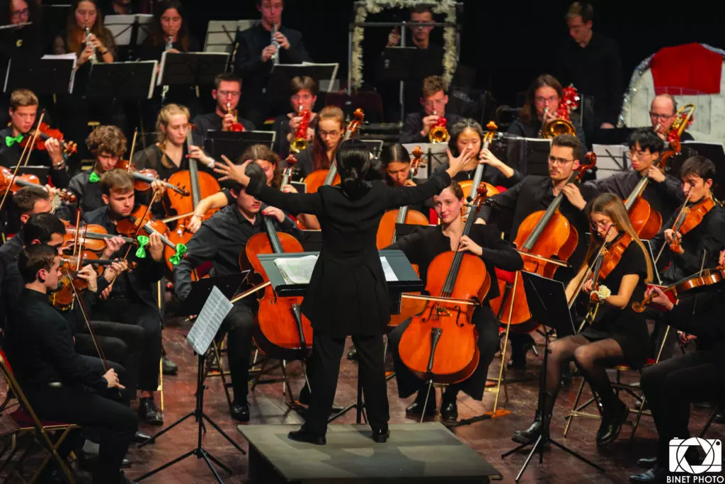 Concert de l’Orchestre symphonique du plateau de Saclay (OPS) qui a eu lieu sur la scène de l’amphi .K.