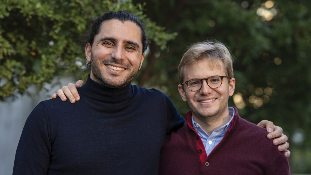 Walid Ghanem (X13) et Maxime Pfrimmer (X13), cofondateurs de Poyesis.