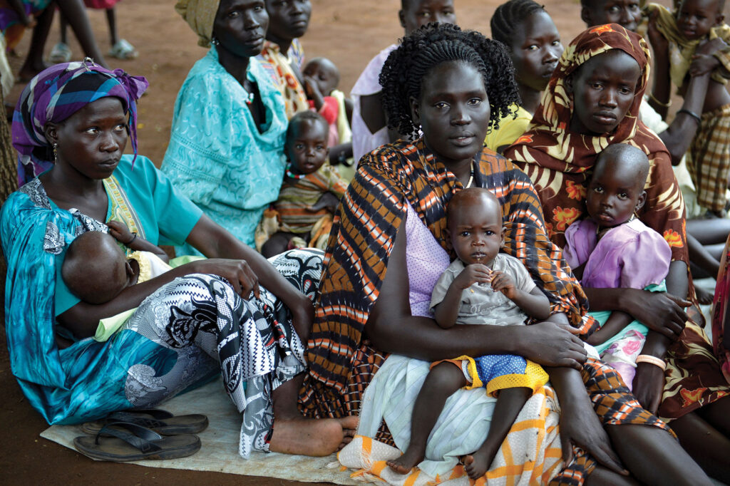 Juillet 2014, à Gambela, en Éthiopie, des réfugiés ont fui les affrontements entre les forces gouverne­mentales sud-soudanaises et l’ancien président du Soudan du Sud, Riek Machar.