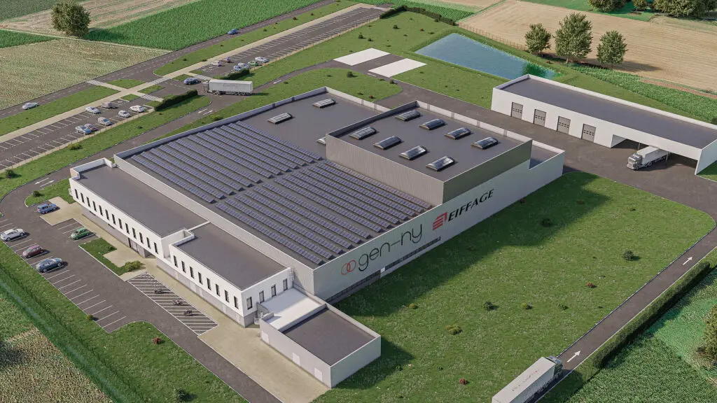 Construction en cours d’une usine destinée à la production en série des électrolyseurs Gen-Hy. L’usine sera située à Allenjoie dans le Doubs. Lancement de la production en 2025.